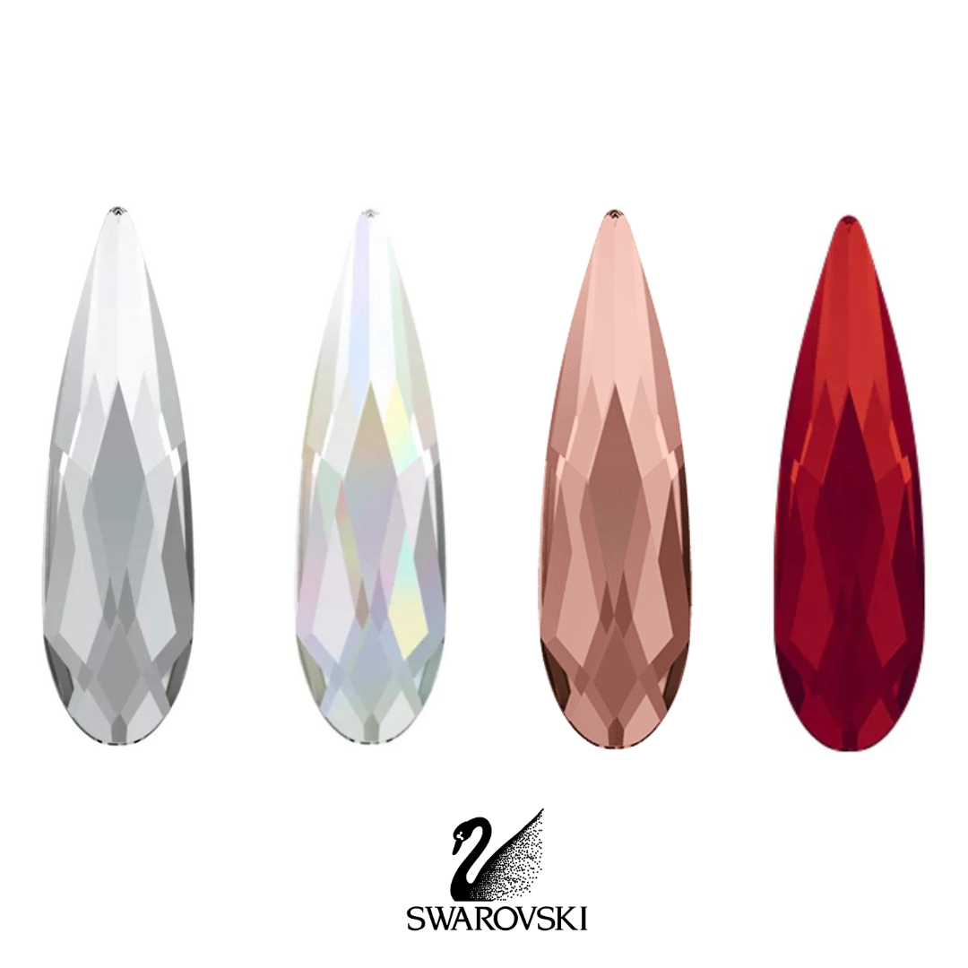 Swarovski Raindrop Shape Tooth Gem