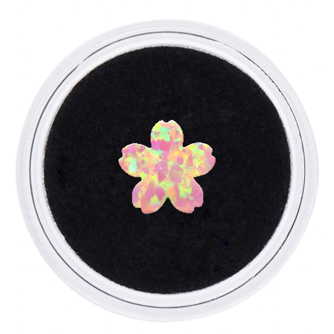 Sakura Flower Opal Tooth Gems