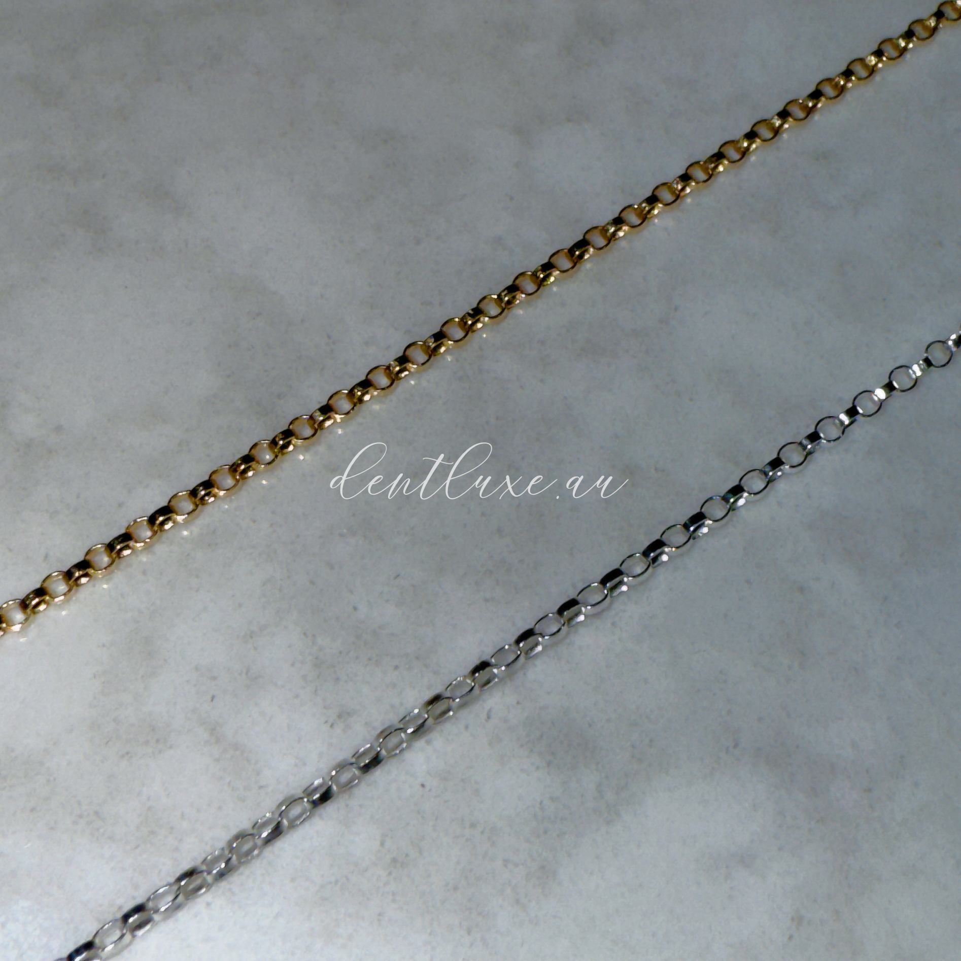 Permanent Jewellery - Rolo Chain - DENTLUXE – Dentluxe