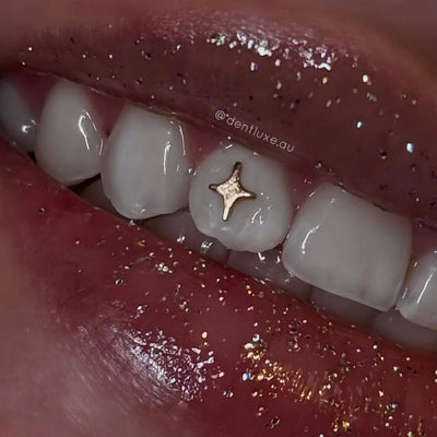 18k Gold Tooth Gem TWINKLE STAR