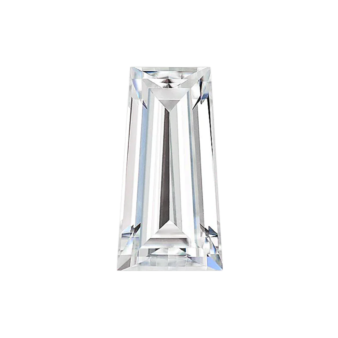 Micro CZ Trapezoid Baguette tooth gems cubic zirconia diamonds 