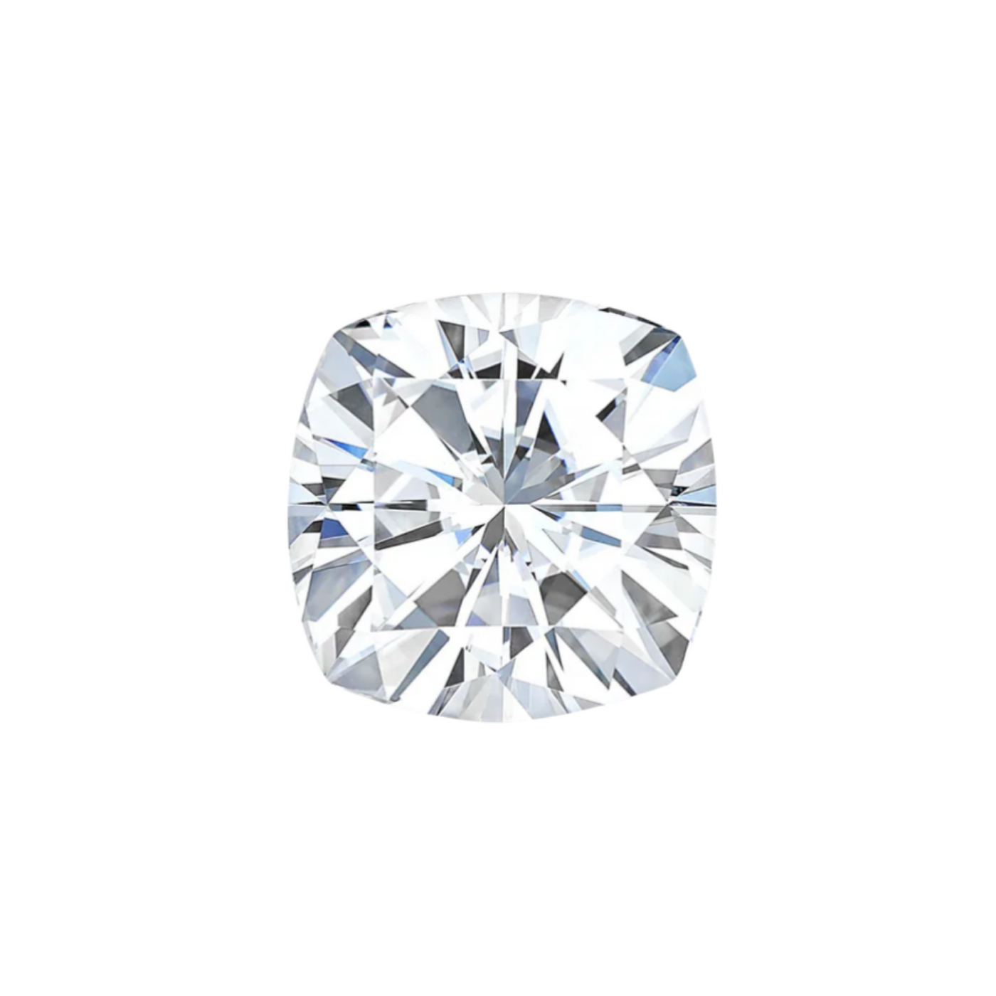 Micro CZ cushion cut tooth gems cubic zirconia diamonds 
