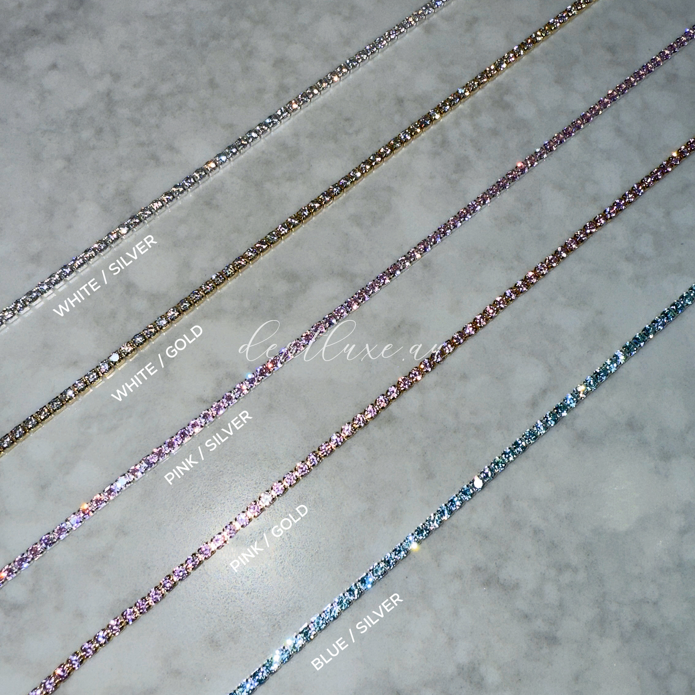 Tennis chain permanent jewelry jewellery supplies wholesale 