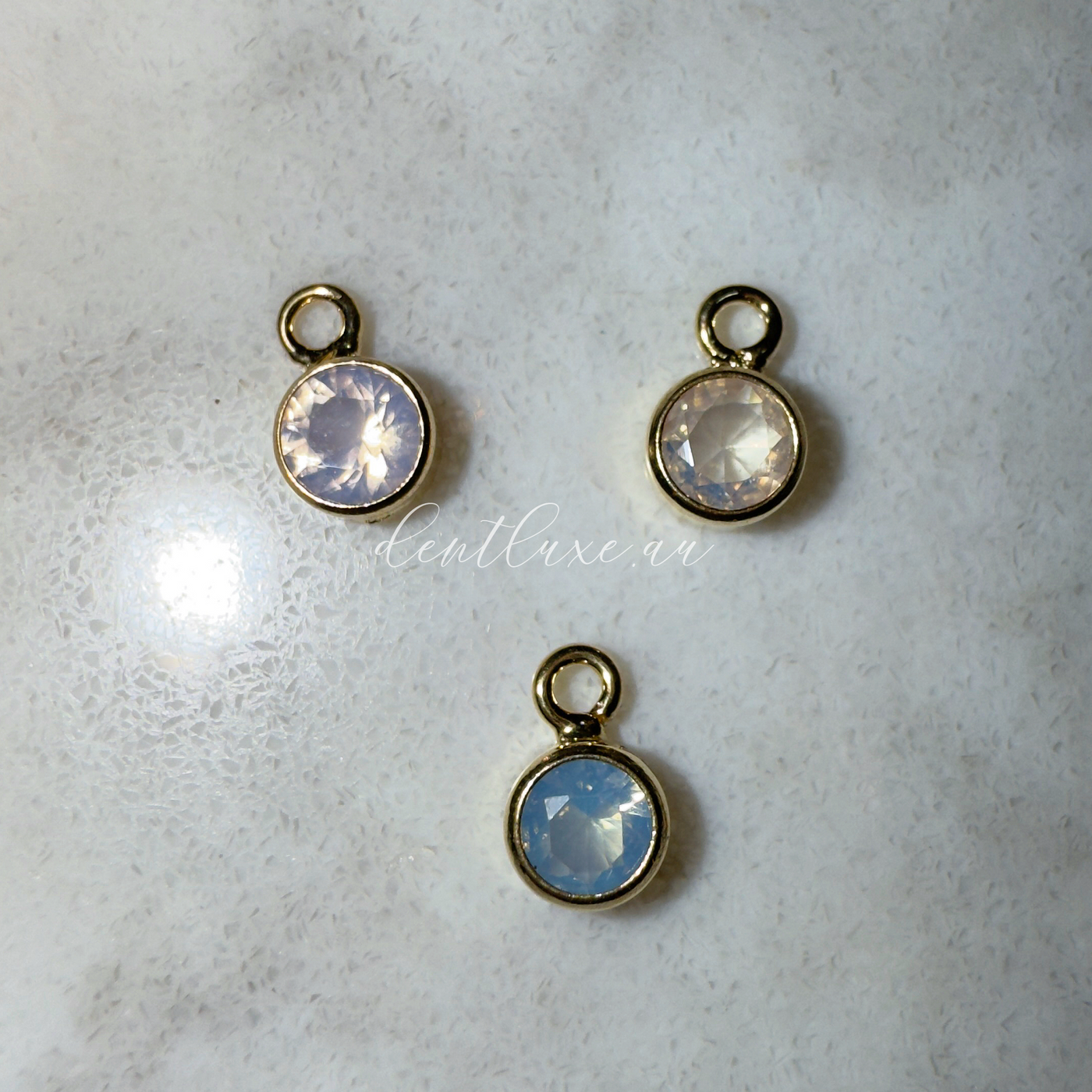 Opal Bezel Charm