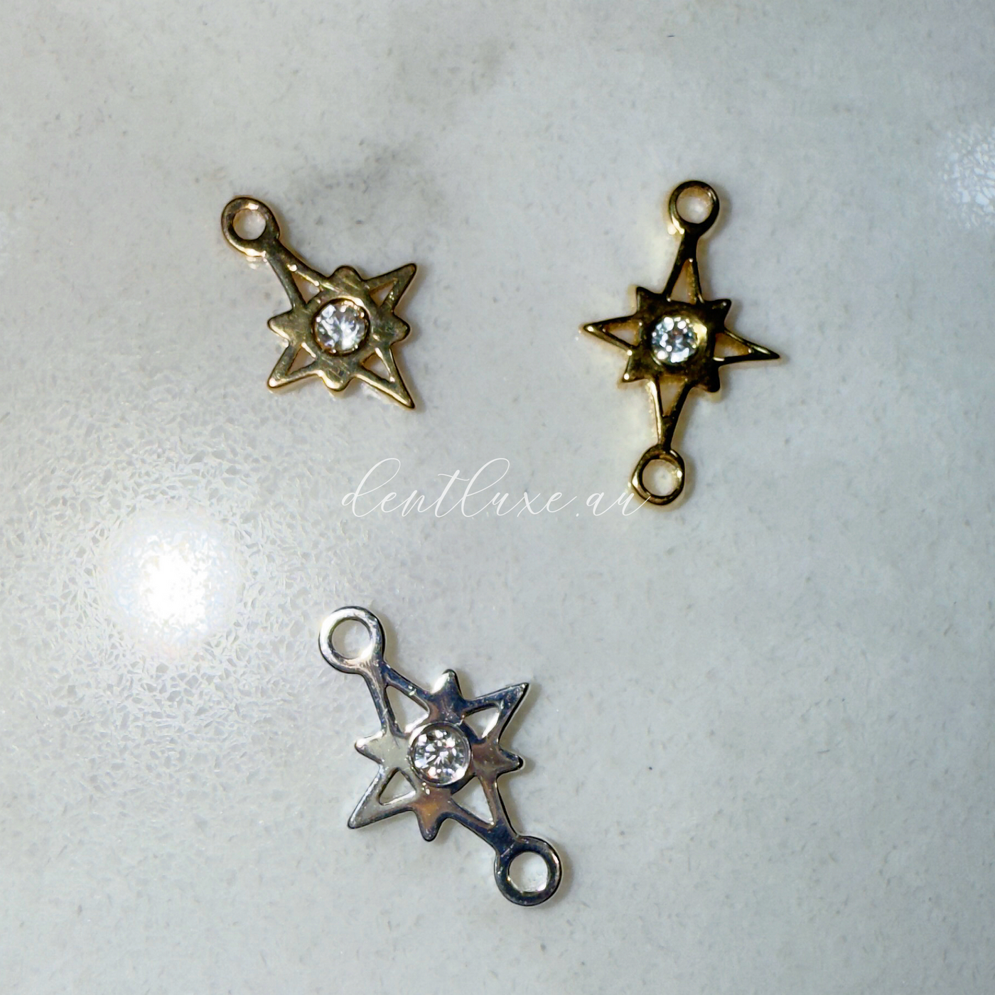 Sparkle CZ Charm Connector