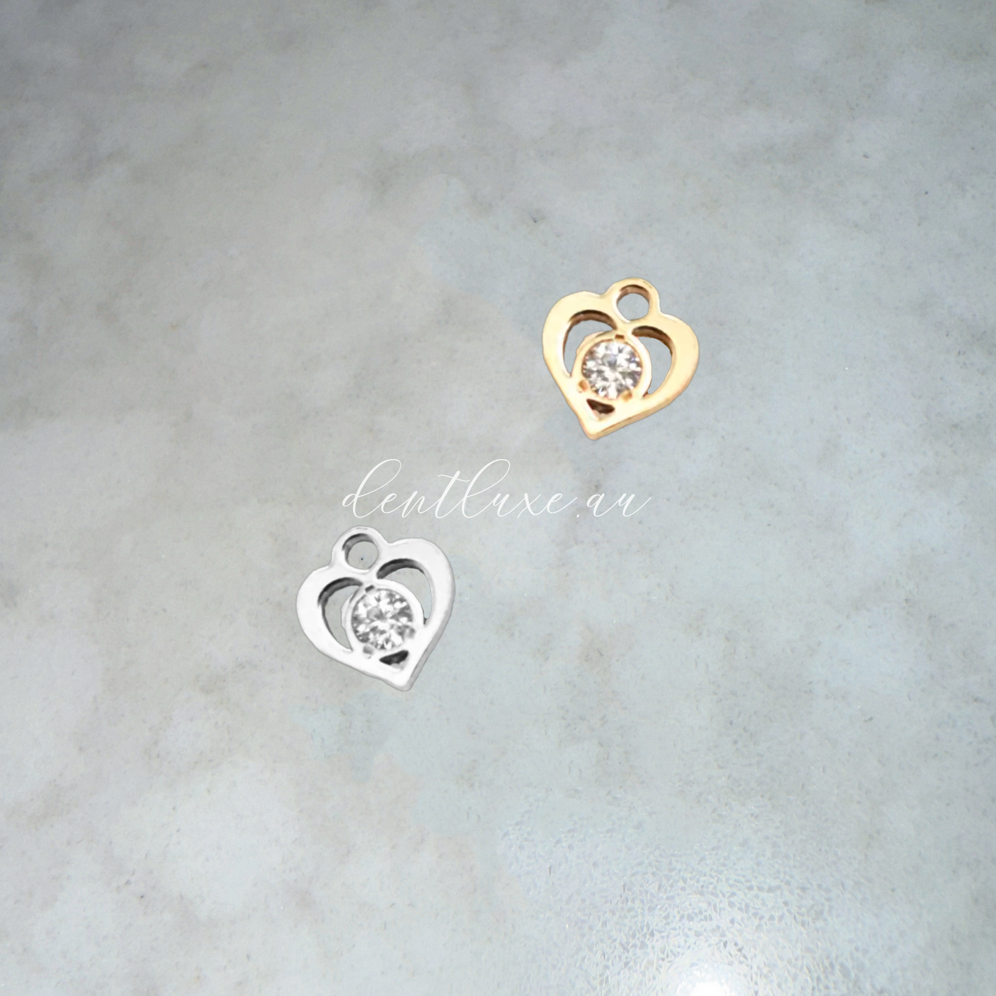 Heart CZ Charm