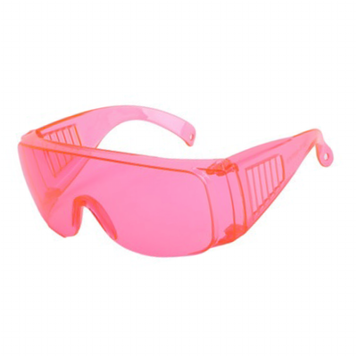 Tooth gem pink glasses safety protective 