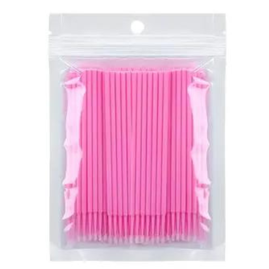 Pink Disposable Microbrushes 