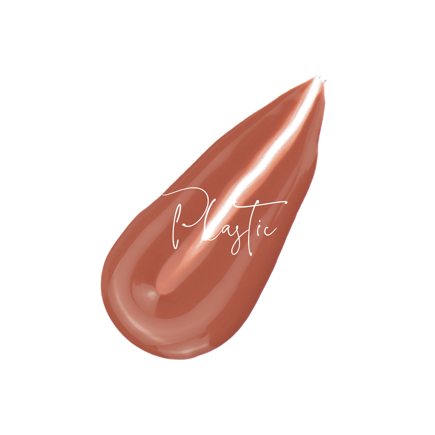 BADDIE Nude High Shine Lip Gloss - PLASTIC