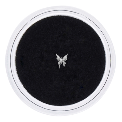 18k Butterfly Tooth Gem White Gold