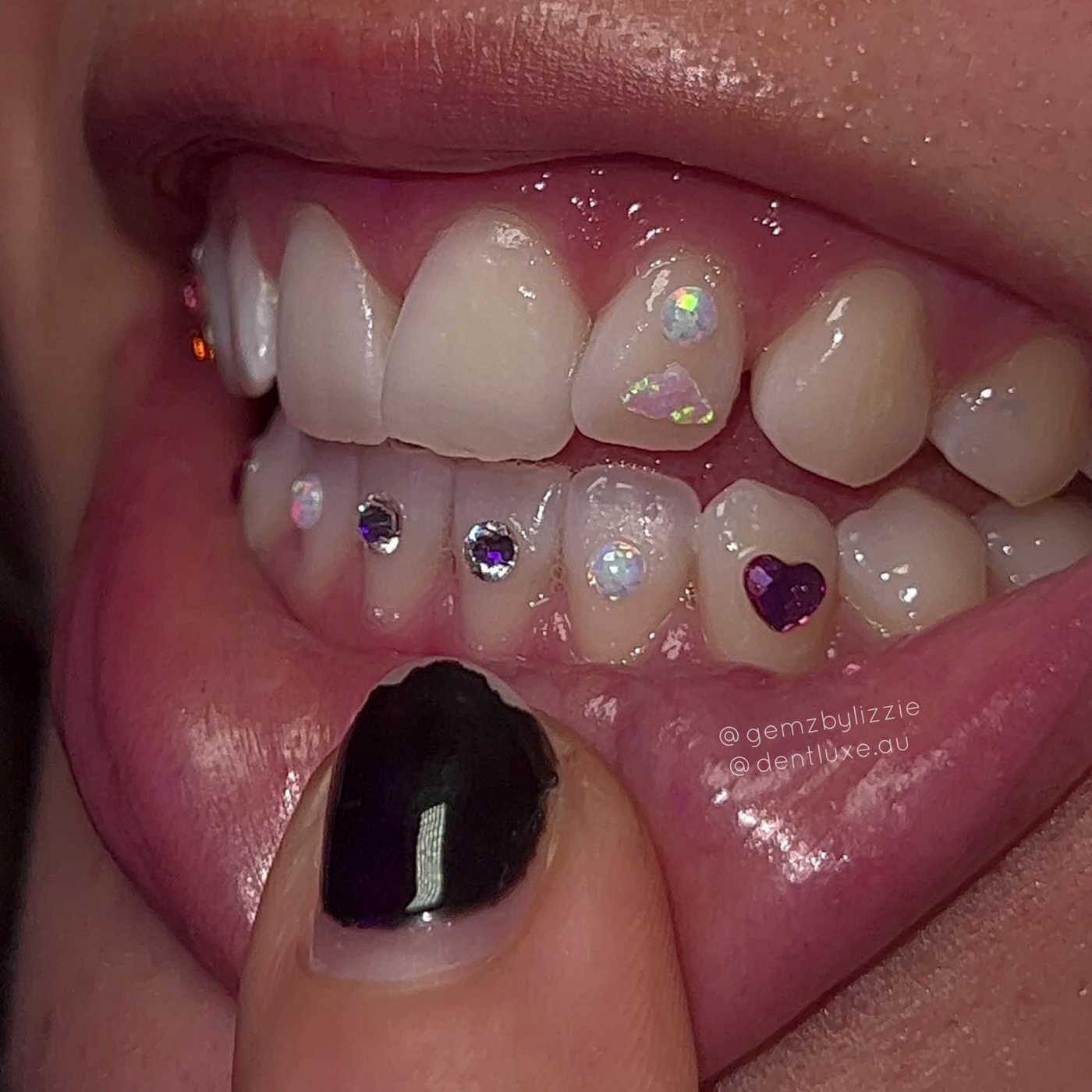 Cloud Opal Tooth Gems