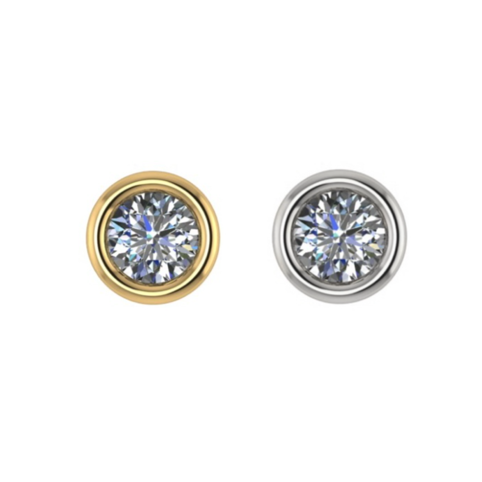 Tooth Bezel Setting Tooth Diamond Bezel 0.006ct VVS - Dentluxe